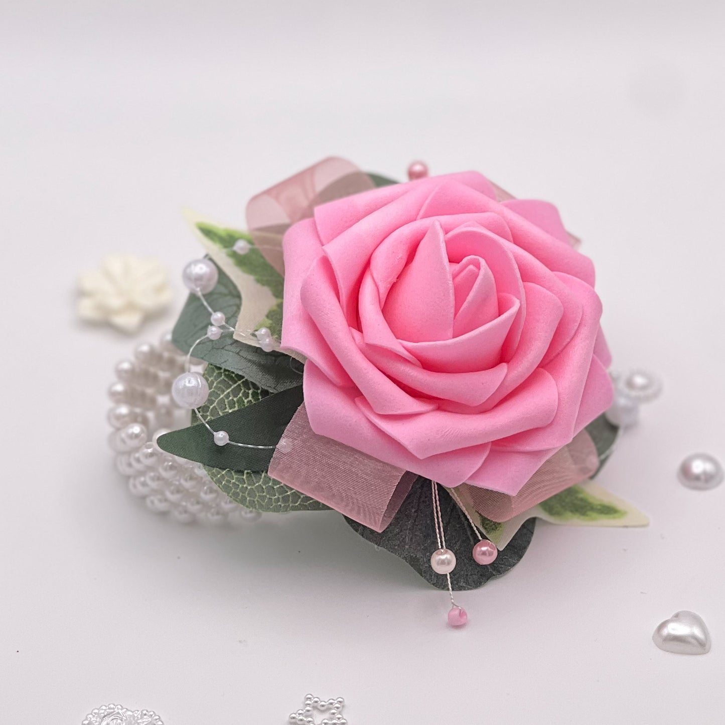 Baby Pink Rose - Debs Flower Corsage