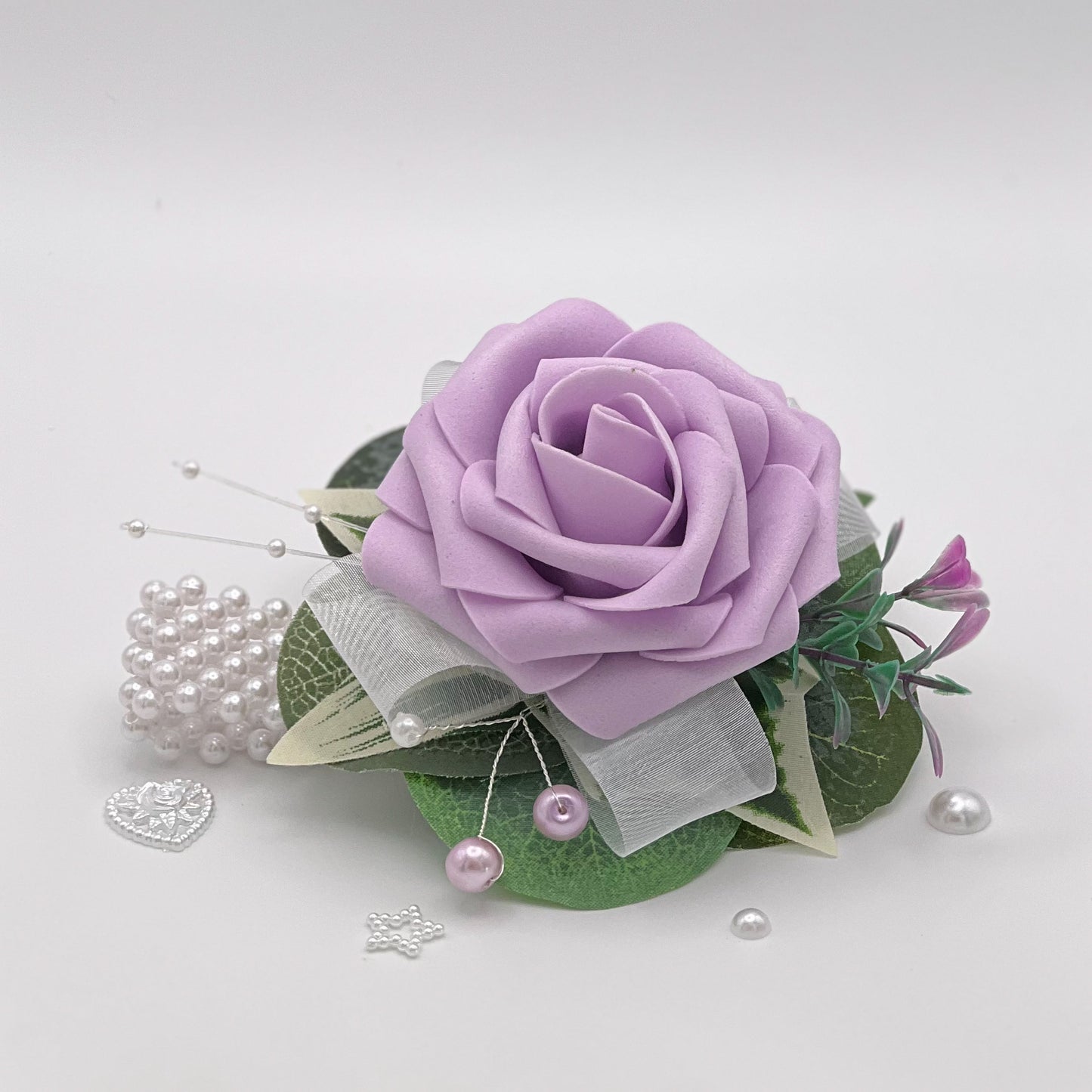 Light Lilac Rose Debs Flower Corsage