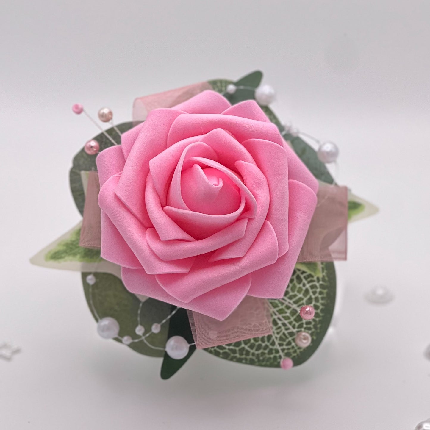 Baby Pink Rose - Debs Flower Corsage