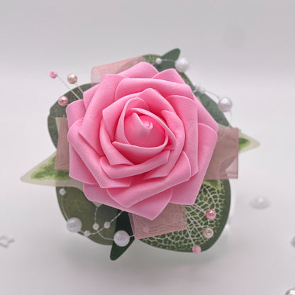 Baby Pink Rose - Debs Flower Corsage