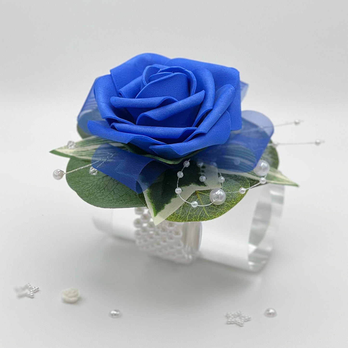 Royal Blue Rose - Debs Flower Corsage