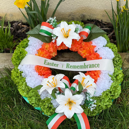 Large Irish Grave Wreath