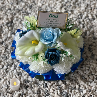 Blue Father’s Day Posy