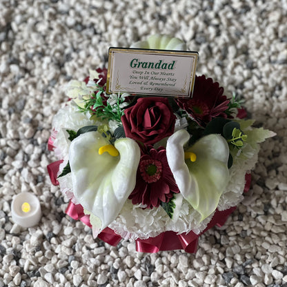 Burgundy Father’s Day Posy