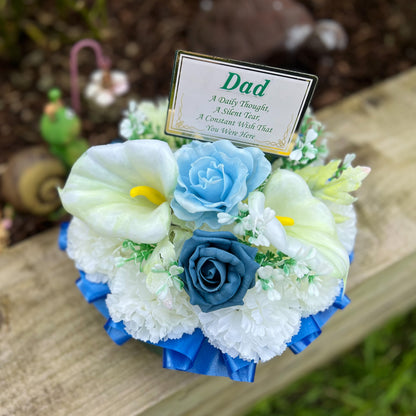 Blue Father’s Day Posy