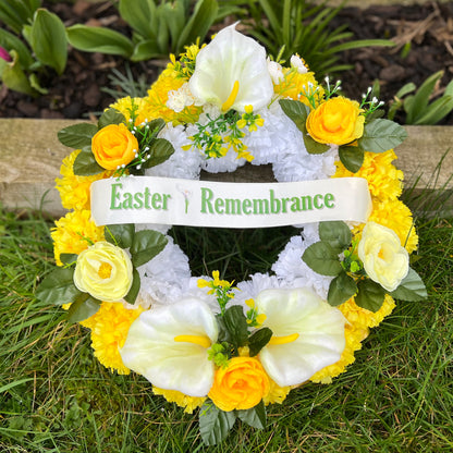 Easter Lily Wreath - Round