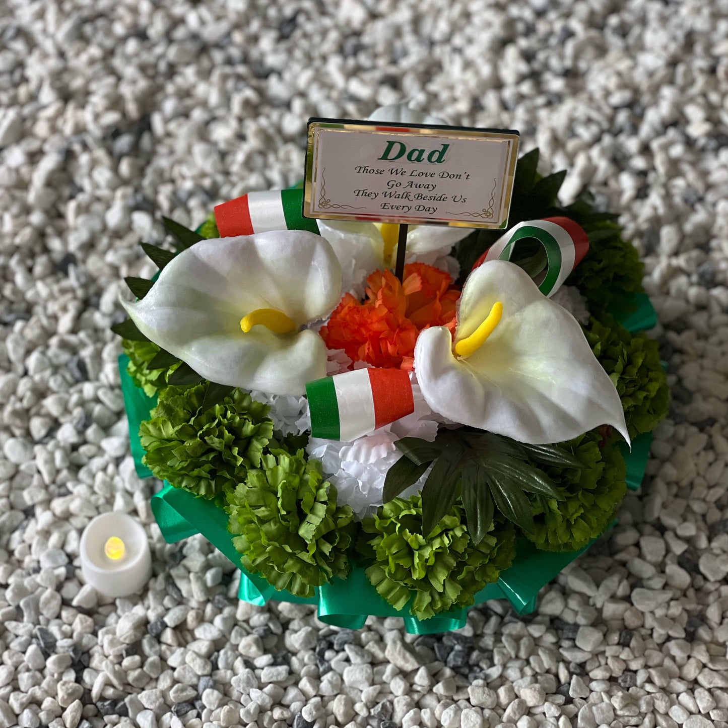 Irish Grave Wreath - Posy