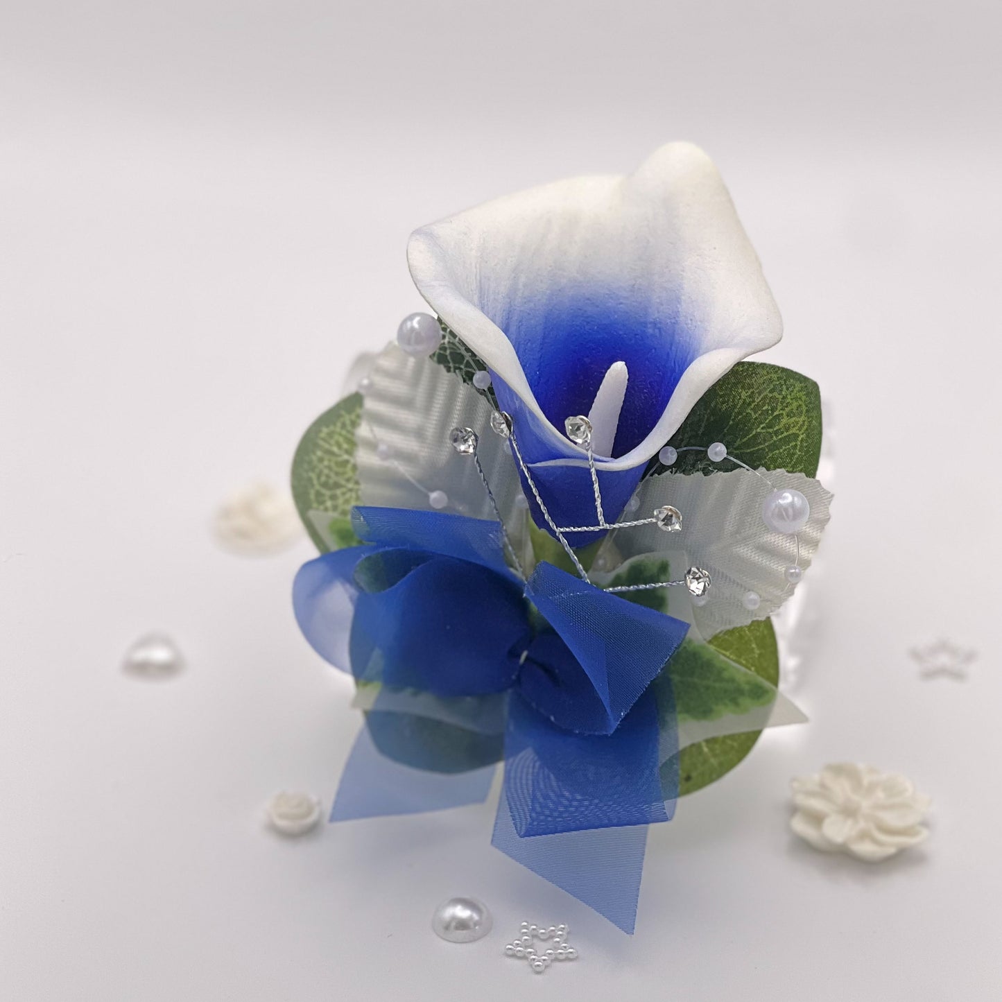 Royal Blue Calla Lily - Debs Flower Corsage