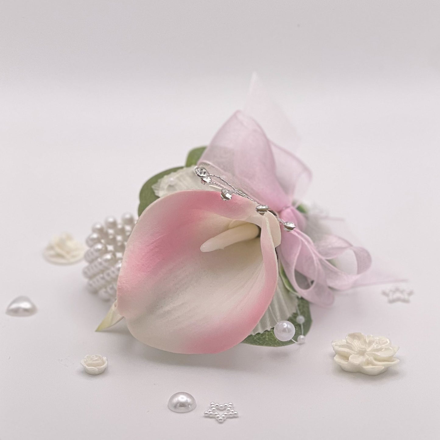 Baby Pink Calla Lily - Debs Flower Corsage