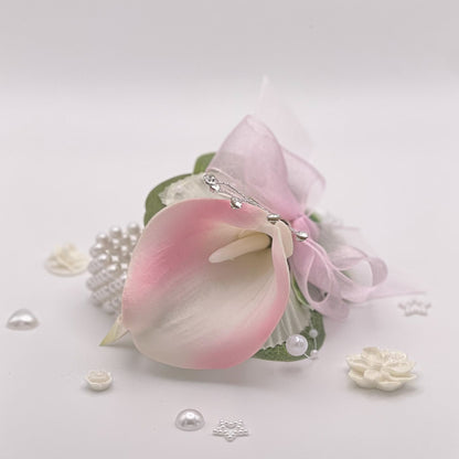Baby Pink Calla Lily - Debs Flower Corsage