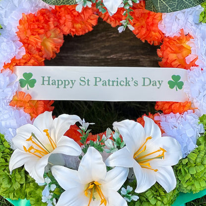 Large St Patrick’s Day Grave Wreath