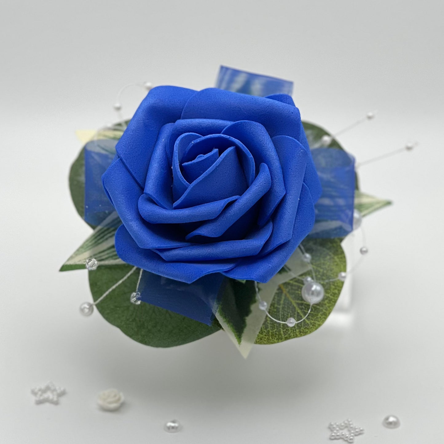 Royal Blue Rose - Debs Flower Corsage
