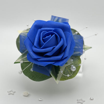 Royal Blue Rose - Debs Flower Corsage