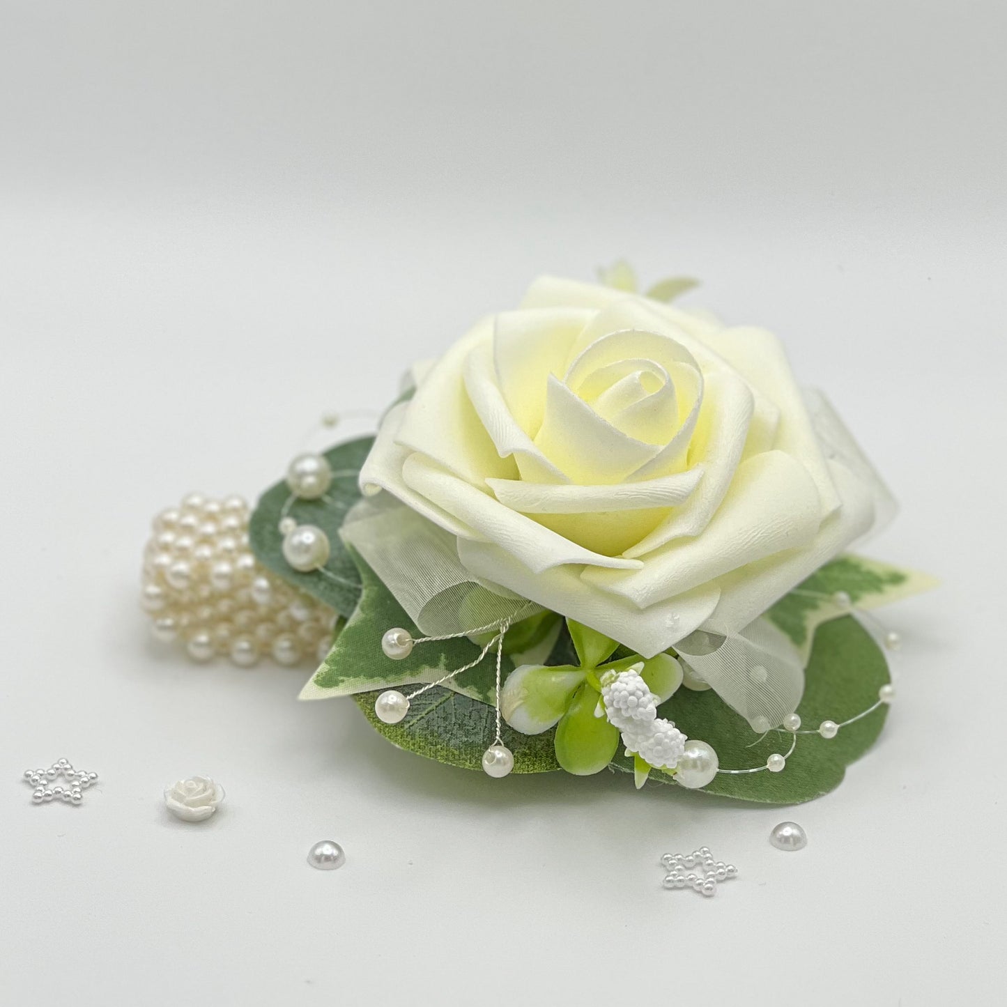 Ivory Rose - Debs Flower Corsage