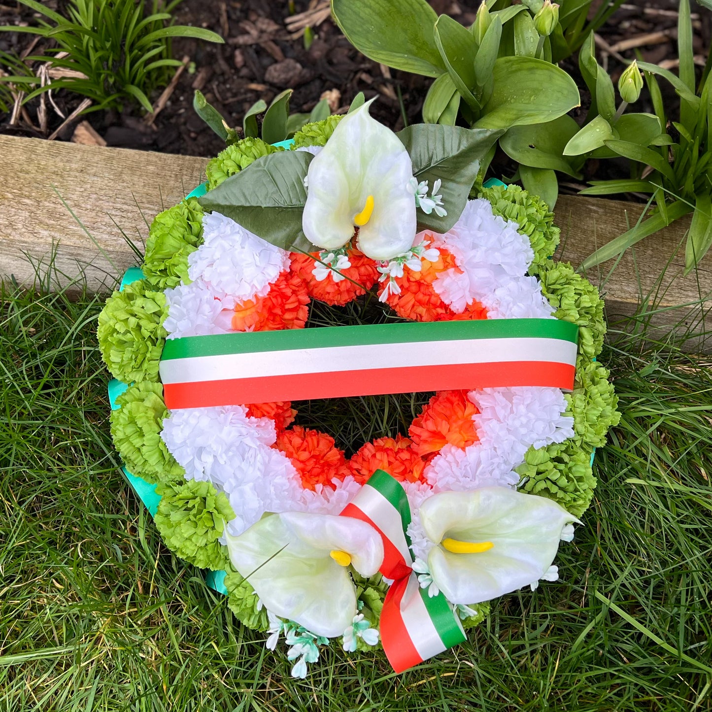 Irish Grave Wreath - Round