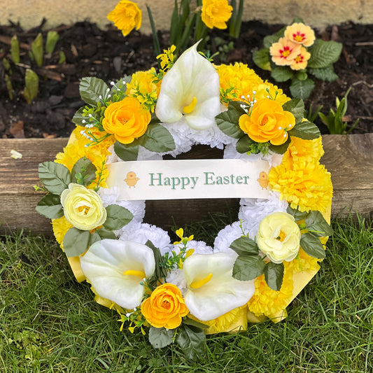 Easter Lily Wreath - Round