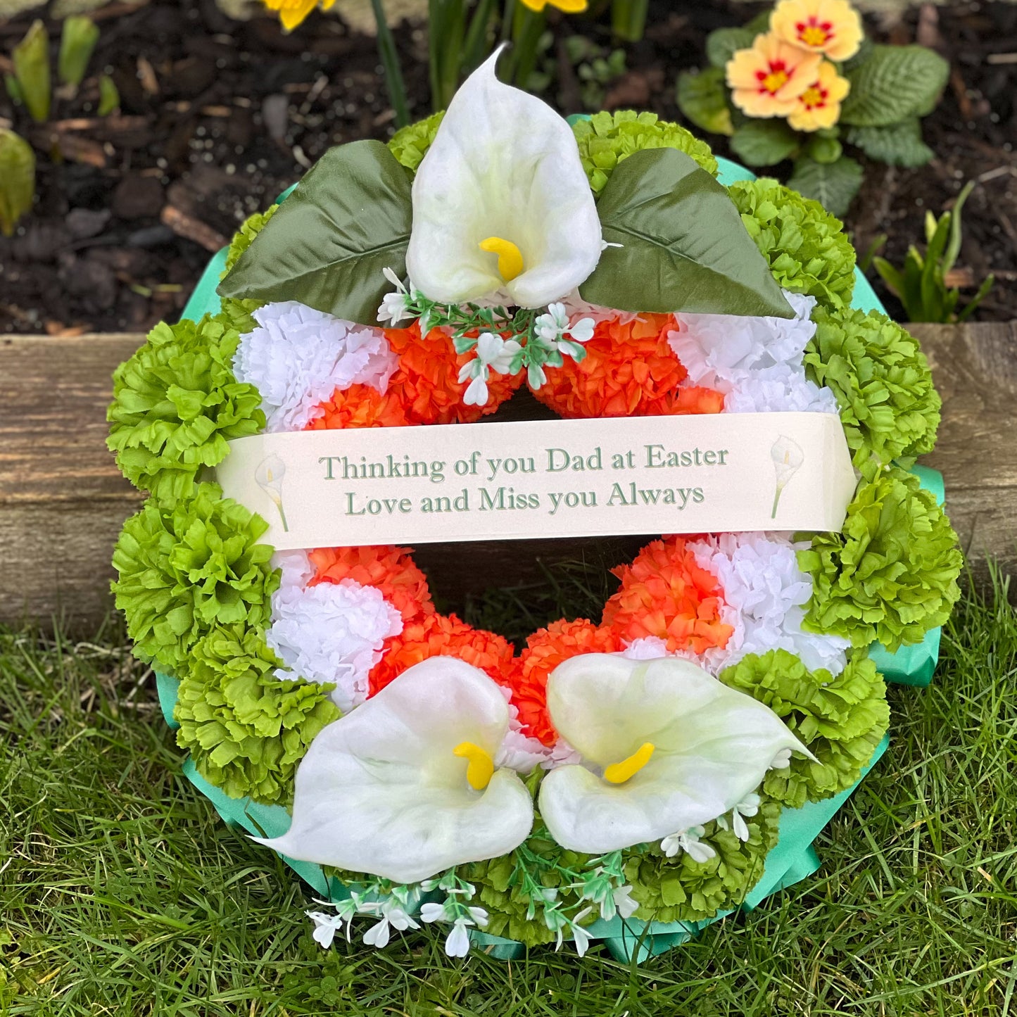 Irish Grave Wreath - Round