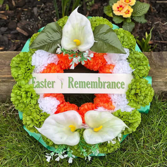 Irish Grave Wreath - Round