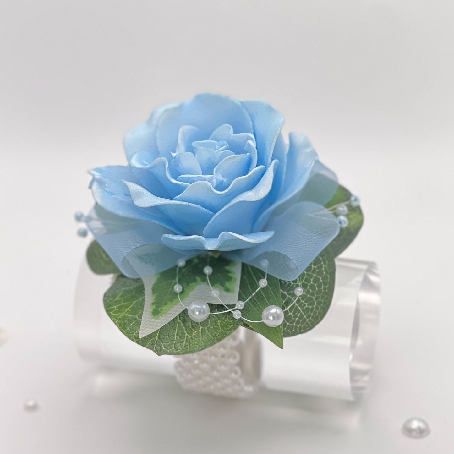 Sky Blue Rose - Debs Flower Corsage