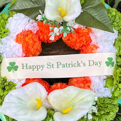 St Patrick’s Day Grave Wreath