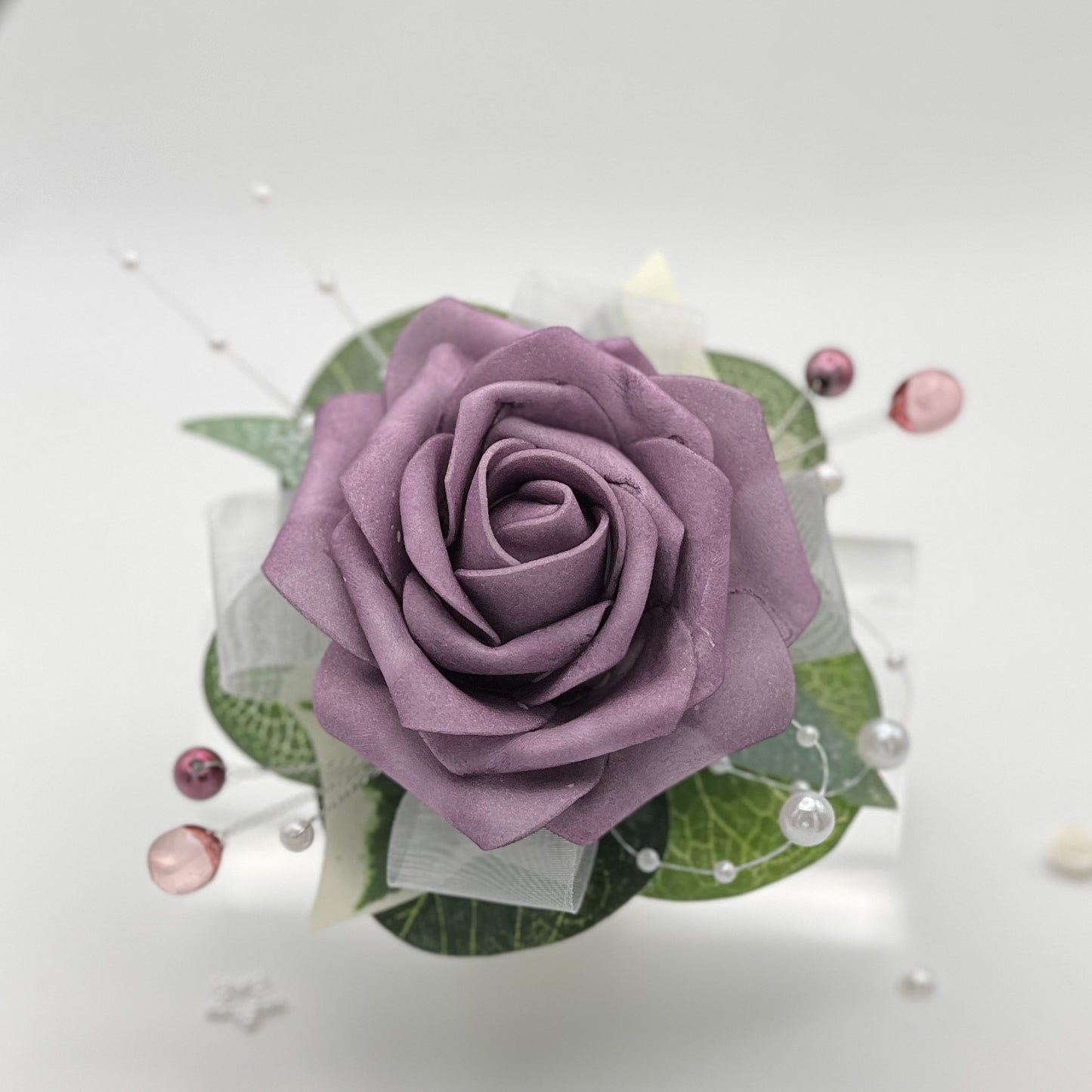 Dusky Lilac Rose - Debs Flower Corsage