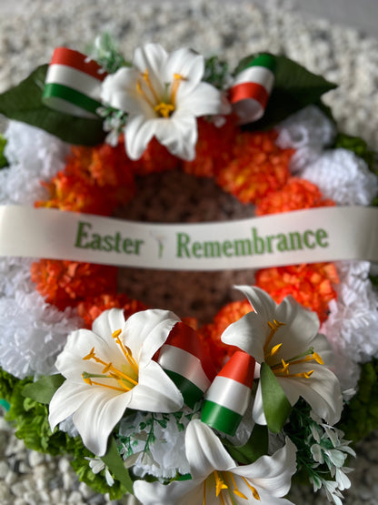 Large Irish Grave Wreath