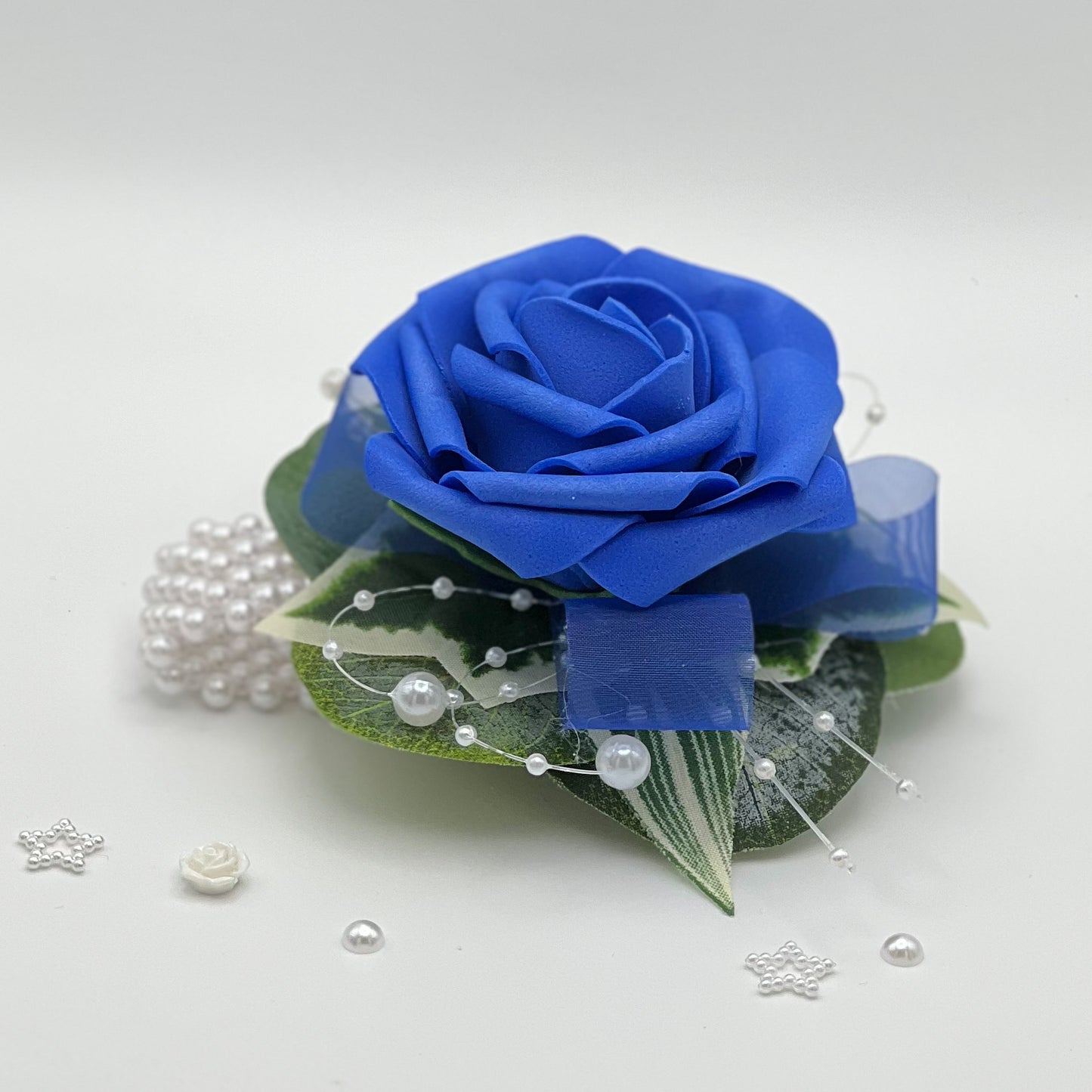 Royal Blue Rose - Debs Flower Corsage