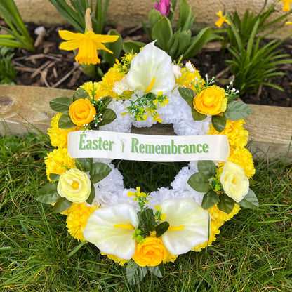 Easter Lily Wreath - Round