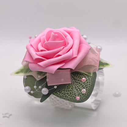 Baby Pink Rose - Debs Flower Corsage