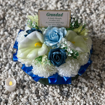 Blue Father’s Day Posy