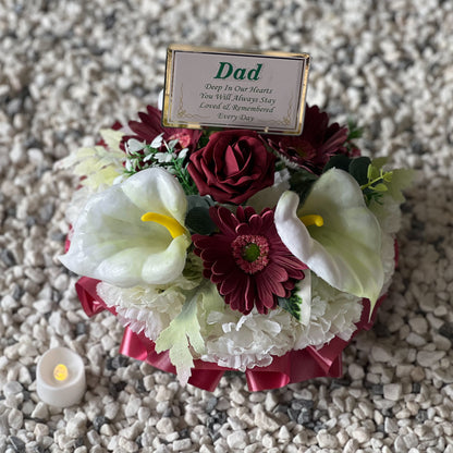 Burgundy Father’s Day Posy