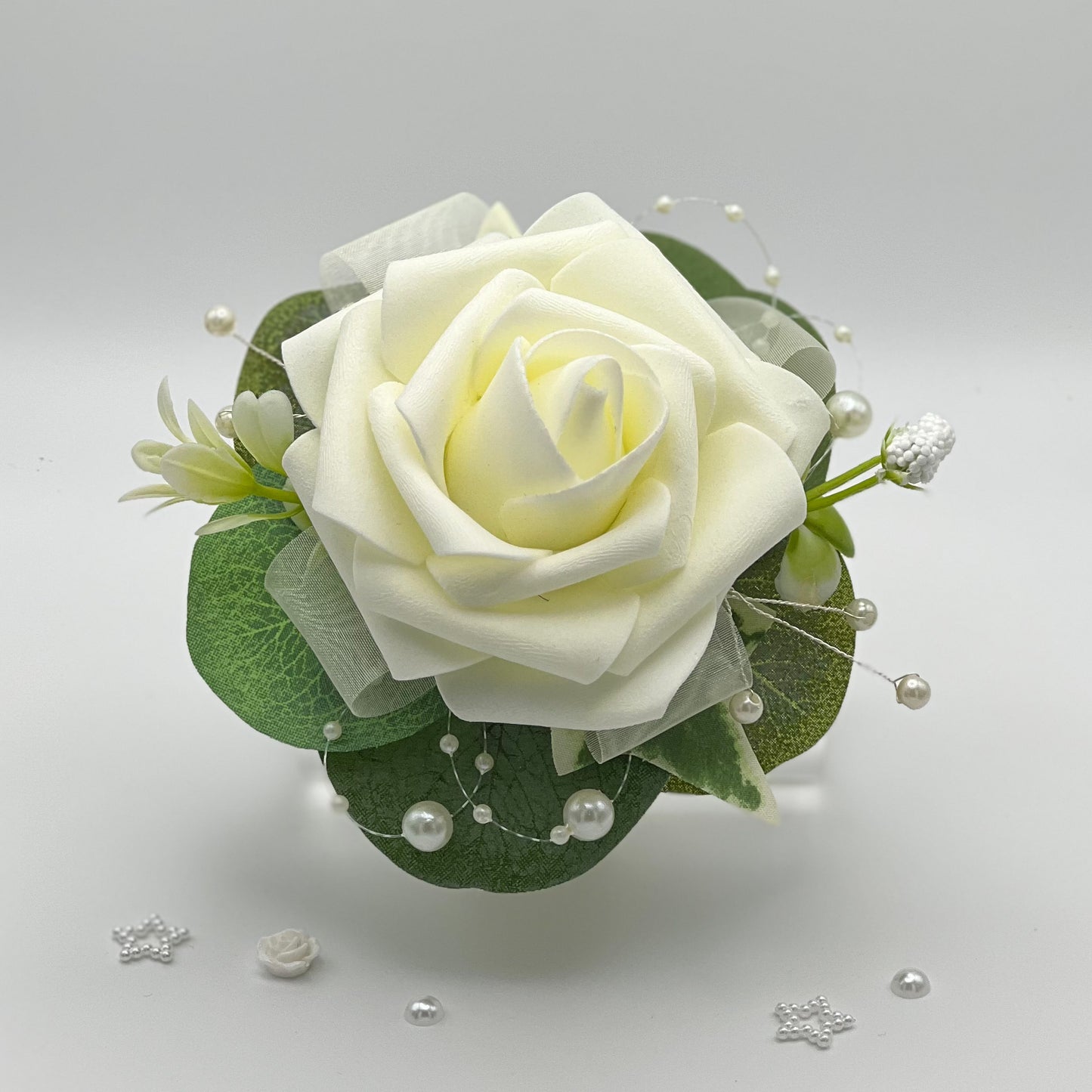 Ivory Rose - Debs Flower Corsage