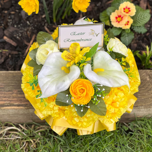 Easter Lily Wreath - Posy