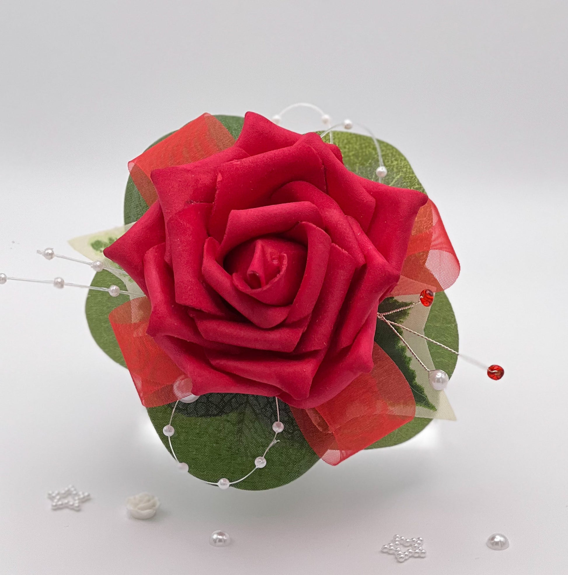 Red Rose Debs Corsage
