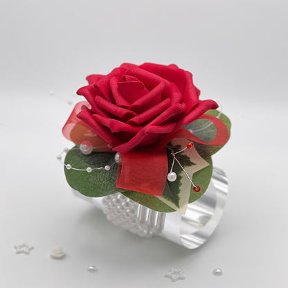 Red Rose Debs Corsage 1